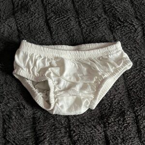 Carter's White Ruffled Kids Underwear